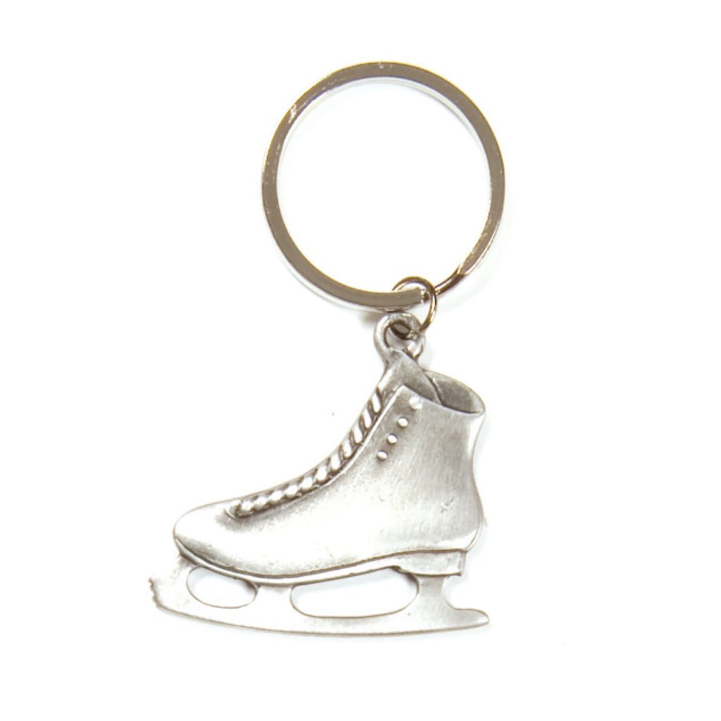 1213 Pewter Skate Keychain Jerry's Skating World Global Figure