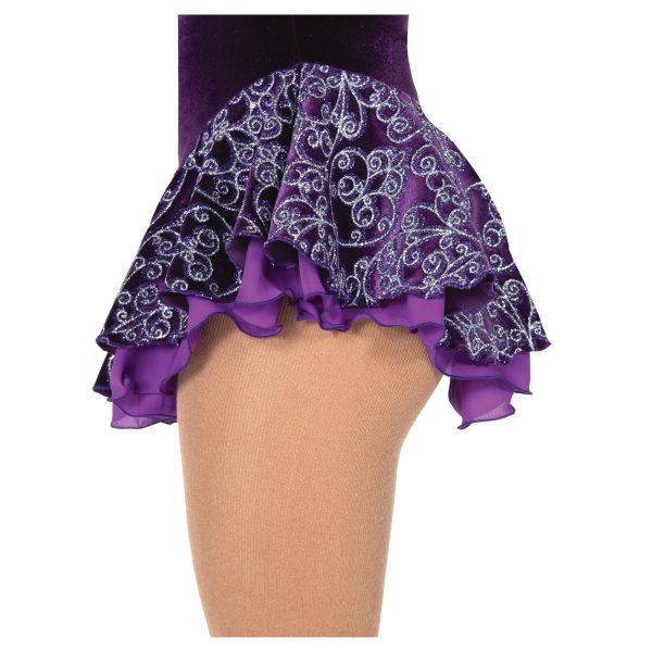 314 Frost Glam Skirt: Black/Pink - Image 2