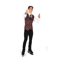 829 Mens Deep Claret Vest