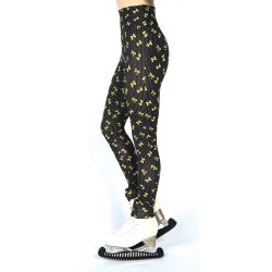 S167 Honey Bow Print Leggings