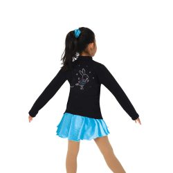 S270 Skating Critter Crystal Jacket: Skating Bunny