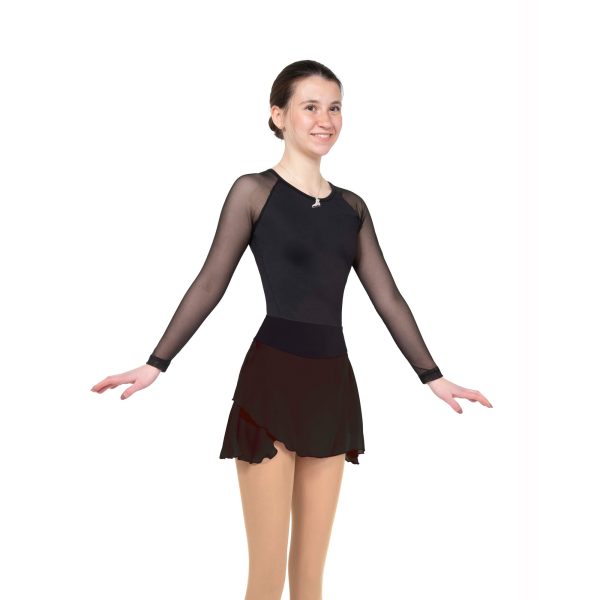 S402 Black Mesh Top