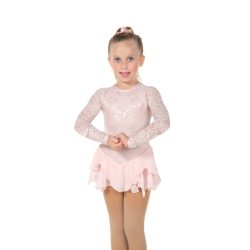 142 Tulip Lace Dress: Blush Pink