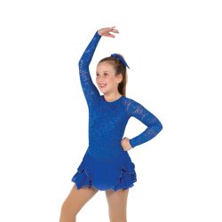 142 Tulip Lace Dress: Royal Blue