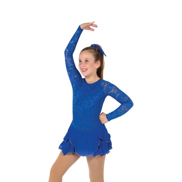 142 Tulip Lace Dress: Royal Blue