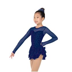 154 Crystal Kisses Dress: Navy