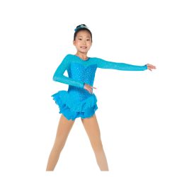 154 Crystal Kisses Dress: Turquoise