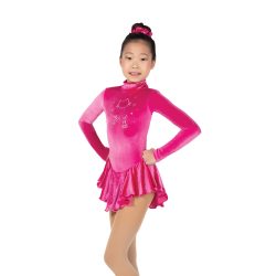 170 Crystal Critters Dress: Kitty on Deep Pink