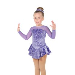 177 ice Whirl Dress: Crocus Purple