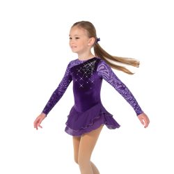 184 Spray of Ice Dress: Rich Purple