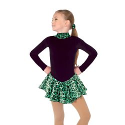 193 Fleece Catwalk Dress: Green