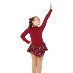 195 Fancy Fleece Dress: Garnet/Wine