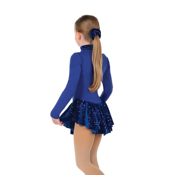 195 Fancy Fleece Dress: Royal Blue - Image 2