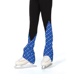 S120 Dot Com Inset Leggings: Blue Dots