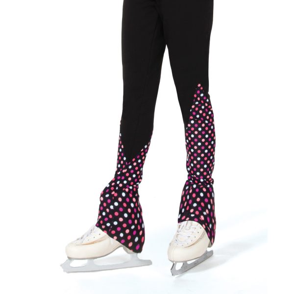 S120 Dot Com Inset Leggings: Pink Dots