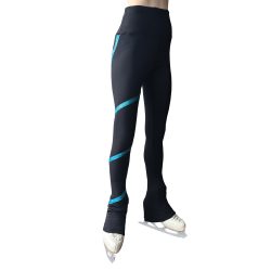 S135 Matrix Leggings: Sky Blue Spandrel