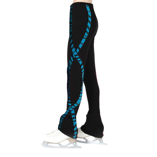 S140 Tiger Tail Leggings: Purple - Image 4