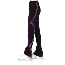 S140 Tiger Tail Leggings: Purple