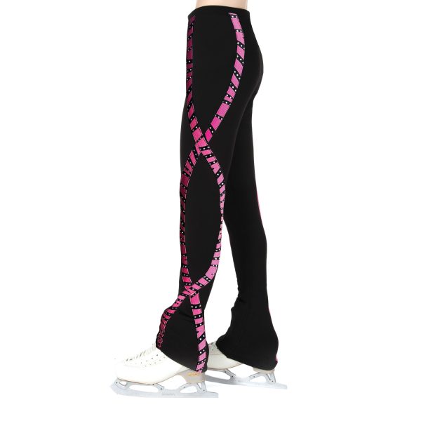 S140 Tiger Tail Leggings: Purple - Image 2