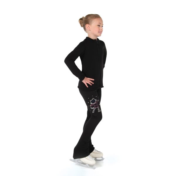 S170 Skating Critter Crystal Leggings: Skating Penguin - Image 3