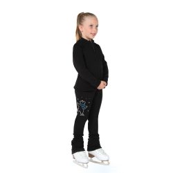 S170 Skating Critter Crystal Leggings: Skating Polar Bear