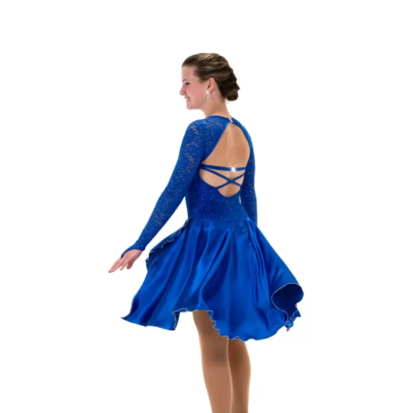 Jerry's Skating World Lilt of Lace Dance Dress - Royalty Blue