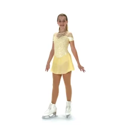 Jerry's Skating World Softly Sequins Dress - Soft Yellow