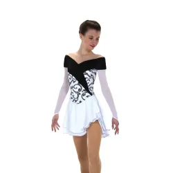 Jerry's Skating World Gift Wrap Dress - White/Black