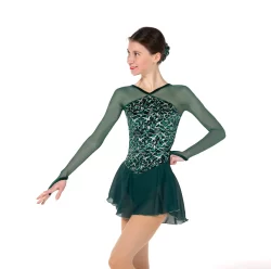 Jerry's Skating World Vignette Dress - Pine Green