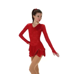 Jerry's Skating World Lace Lives On Dress- Ruby Red