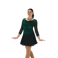Jerry's Skating World Sheen of Green Dress