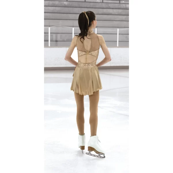 Jerry's Skating World Golden Champagne Dress