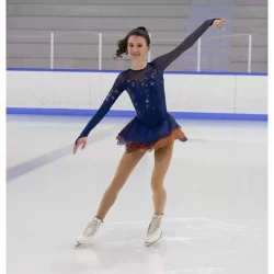 Jerry's Skating World Meridian Blue Dress