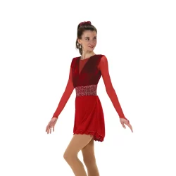 Jerry's Skating World Ruched Ruby Dress