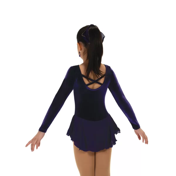 Jerry's Skating World - Single Snowflake Dress - Dark Purple