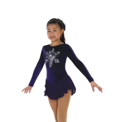 Jerry's Skating World - Single Snowflake Dress - Dark Purple