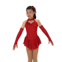 Jerry's Skating World - Opera Gloves Dress - Ruby Red