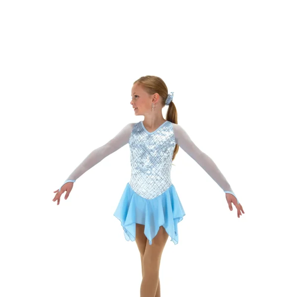 687 Clear Ice Dress - Ice Blue