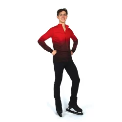 Jerry's Skating World - Mens Fade Shirt - Red and Mens Slim Skating Pants