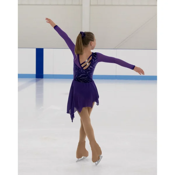651 Purple Plunge Dress - Image 2