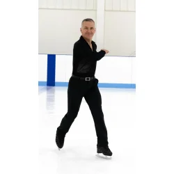 839 Mens On Black Shirt - Black on Black