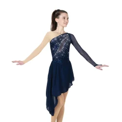 AD107 Angled Indigo Dress