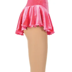 311 Twinkle Velvet Skirts - Brite Pink