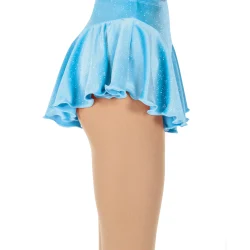311 Twinkle Velvet Skirts - Sky Blue