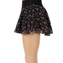 314 Ditsy Mesh Skirts - Wine