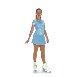 528 Softly Sequins Dress - Crystal Blue