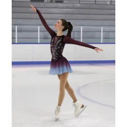 533 Freeze Dress - Wine Freeze