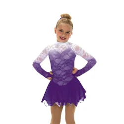 602 Starting to Snow Dress - Purple