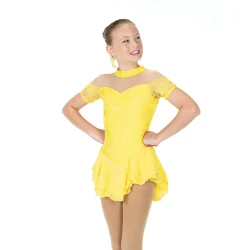 639 Loveliness Dress - Sun Yellow