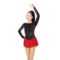 673 Jewel Tones Dress - Ruby Red